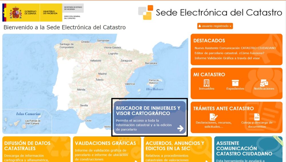 primer paso referencia catastral