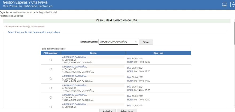 Puedes pedir cita previa en la seguridad social por Internet y escogiendo la oficina de tu preferencia
