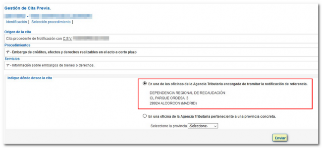 pedir cita previa en Hacienda