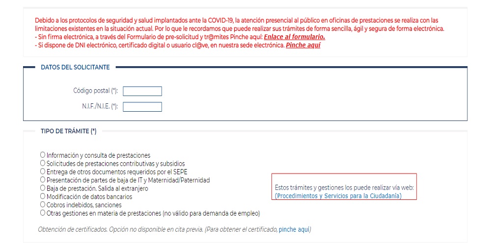 Recuerda cancelar la cita si no puedes asistir
