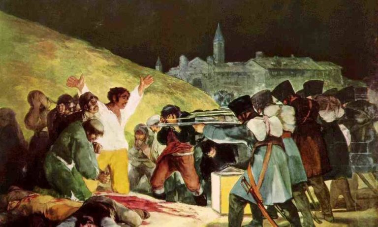 El levantamiento del 2 de mayo en Madrid fue retratado con maestría por Goya
