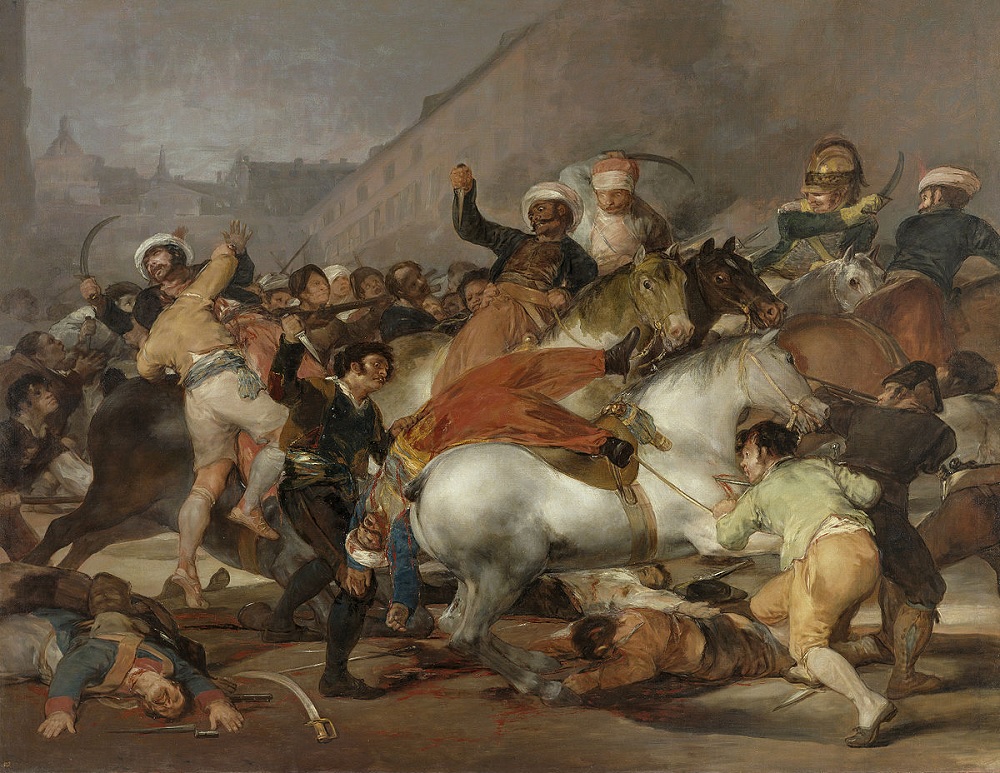 El levantamiento del 2 de mayo fue una protesta popular a la invasión de los franceses